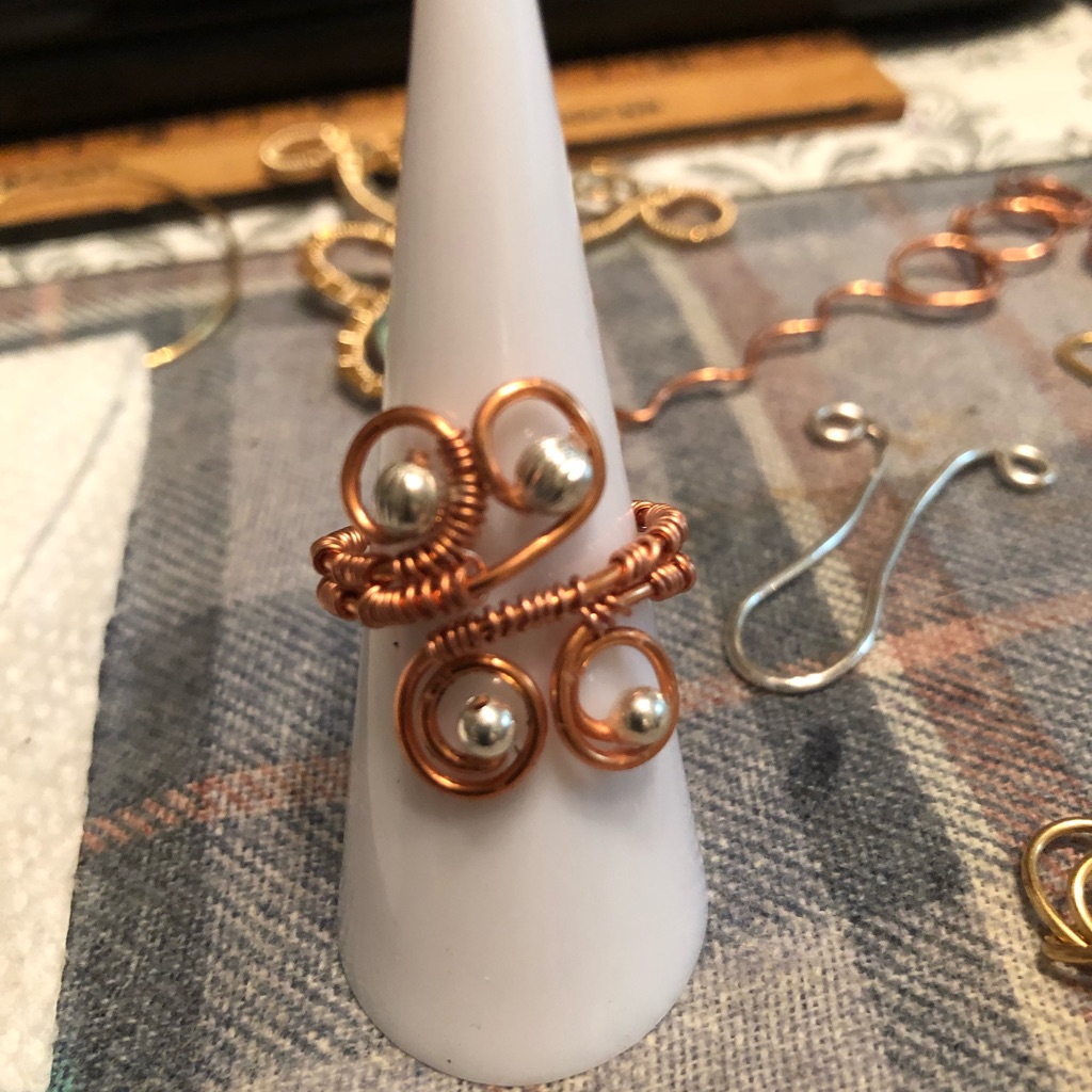 Copper Ring And Silver Ring